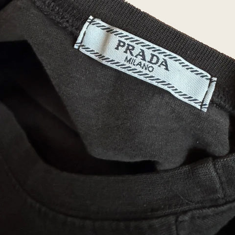 Prada vintage T-Shirt met grafische print,