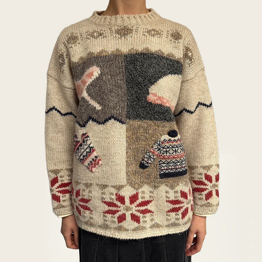 Danielle D cozy winter sweater