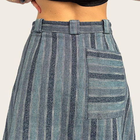 Hofmann Copenhagen gestreepte midi rok