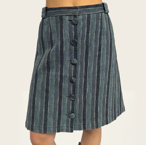 Hofmann Copenhagen gestreepte midi rok