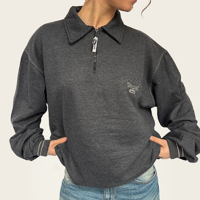 Spalding USA sweater in donkergrijs