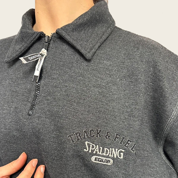 Spalding USA sweater in donkergrijs