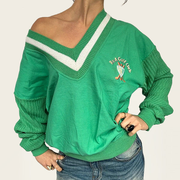 Le Magliedi Paky gebreide sweater groen